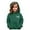 Dark Green, variant on Toddler Girl Hoodie Valentines Day Sweatshirt Long Sleeve Heart Sweatshirts Crew Neck Sweatshirt Pullover Kids Clothes Girls Size 3-4 Years