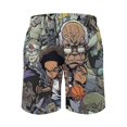 thumbnail image 3 of The Boondocks Men's Swim Trunks Board Shorts Drawstring Elastic Waist Quick Dry Swimsuits Beach Shorts with Pockets 2XL, 3 of 8