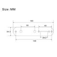 thumbnail image 2 of Electric Guitar Control Plate for Telecaster style Guitars,Silver,Black,Gold, 2 of 6