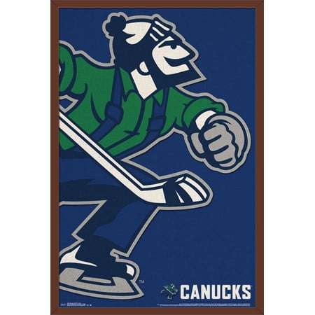 NHL Vancouver Canucks - Logo 14 Wall Poster, 22.375" x 34", Framed