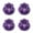 Purple, variant on Mosiee M10 Alloy Bicycle Hub Fastener for Fixed Gear Mountain Bike Folding Bike Rear Red