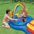 thumbnail image 6 of Intex 9.75ft x 6.33ft x 53in Inflatable Rainbow Play Pool and Ocean Play Pool, 6 of 13