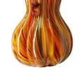 thumbnail image 3 of Glitzhome  Handblown Multi Striped Fall Glass Pumpkins for Thanksgiving A, 3 of 5