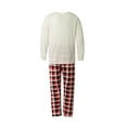 thumbnail image 5 of Nituyy Matching Family Pajamas Sets Christmas PJ's Holiday Christmas Deer Printed Sleepwear with Plaid Pants, 5 of 10
