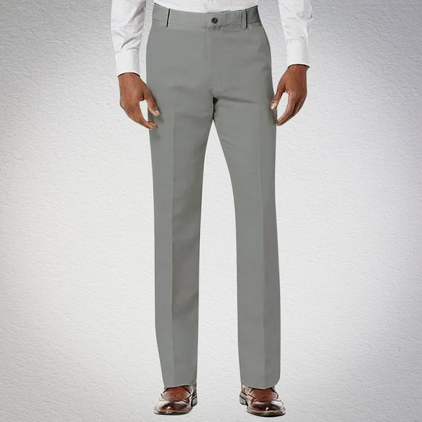 Pantalones largos para hombre, casuales, a la moda, cómodos, con bolsillo para vacaciones, cintura elástica lisa, pantalones cortos de poliéster para hombre.