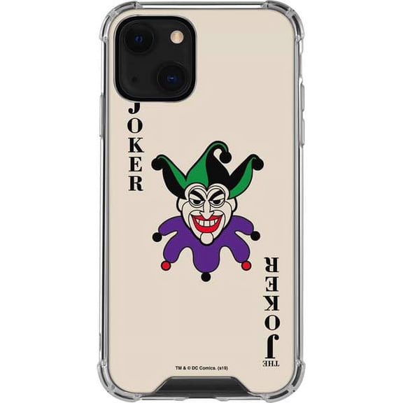 Skinit DC Comics The Joker Calling Card iPhone 13 Mini Clear Case