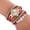Red, variant on Women Watches, Czzoypi Vintage Weave Wrap Quartz Wrist Watch, Round Analog Dial Alloy Case Glass Window Bracelet For Ladies Gift, Red