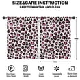 thumbnail image 2 of Blackout Kids Curtains,Pink and Black Of Leopard Print Childrens Insulated Curtains Set Of 2,Bedroom Essentials,Toddler Room Decor 42"x54", 2 of 5