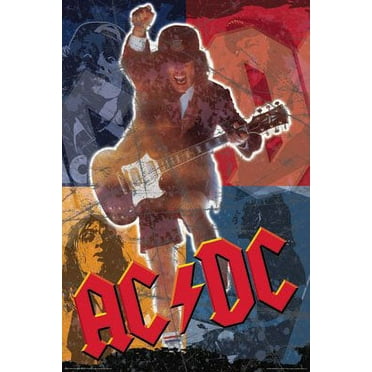 AC/DC Discography Poster - 24x36 - Walmart.com