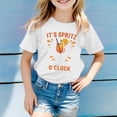 thumbnail image 2 of MEZZALL T-Shirt Classique pour Filles, Imprimé Lettre, Manches Courtes, Col Rond, 12-13 Ans, 2 of 4