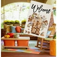 thumbnail image 4 of Welcome Fall House Flags for Outdoor Decoration, Thanksgiving Boots with Maple Leaves Flowers Large Yard Flag, Decorative Autumn Seasonal Farmhouse Holiday Outside Decor 28x40 Inch Vertical Double, 4 of 6