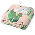 thumbnail image 2 of Yibo Boho Paisley Flowers Blanket Flannel Soft and Comfortable Anti-static Bed Sofa Blanket, 2 of 9