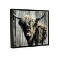 thumbnail image 4 of Stupell Industries Rustic Cattle Portrait Animals & Insects Painting Black Floater Framed Canvas Art Print Wall Art, 21 x 17, 4 of 10