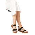 thumbnail image 3 of Good For The Sole Sandales Larges Asymétriques pour Femmes, 3 of 3