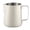 White, variant on Qiangzon Frothing Pitcher Jug for Coffee Machine, Stainless Steel Milk Frother with Measurement Mark and Decorating Pen for Making Cappuccino and Latte Art, Barista Tool for Home Use