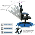 thumbnail image 5 of Spaco Gaming Chair Reclining Swivel with Massage Lumbar Support -Blue, Desk Chair, Gaming Chair for Office or Gaming, 5 of 10