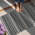 thumbnail image 4 of Bohemian Retro Floral Non-Slip Entryway Door Mat,Boho Indoor Decor Durable Low Plush Door Mat,Washable Welcome Rug for Patio Hallway Home Decor 20x32 Inches, 4 of 7