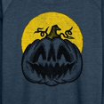 thumbnail image 3 of Instant Message - Scary Vintage Pumpkin  - Women's Lightweight French Terry Long Sleeve Shirt, 3 of 6