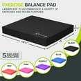 thumbnail image 3 of ProsourceFit Exercise Balance Pad for Fitness and Physical Therapy 15"x19" Large, 3 of 7