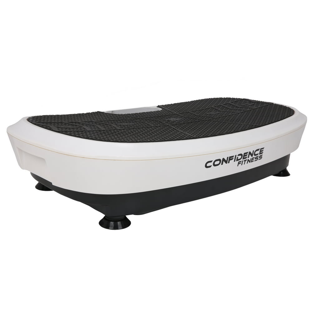 Confidence 3D Dual Motor Vibrating Platform Exercise Machines, White