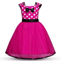 KAWELL Polka Dots Princess Pageant Girl's Fancy-Dress Costume,Child 3T