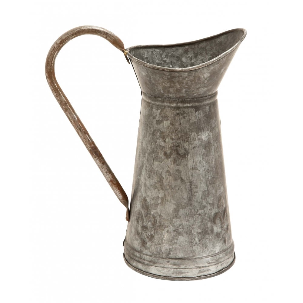 Woodland Imports 38177 Galvanized Watering Jug