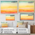 thumbnail image 4 of Designart "Striking Coastal Sunset Vista I" Sunrisesunset Floater Framed Canvas Art Print, 4 of 5