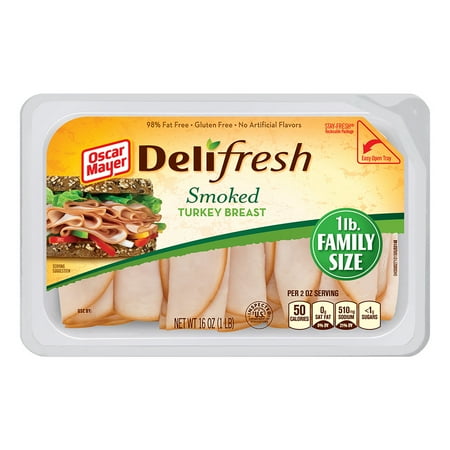 Oscar Mayer Deli Fresh Smoked Turkey Breast, 16.0 OZ