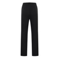 thumbnail image 5 of Ernkv Straight Leg Pants for Men Solid Color Soft Pockets Relaxed Fashion Fall Spring Trousers Comfy Lounge Casual Elastic Waist Full Length Pants Black XXL, 5 of 9