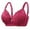 Red, variant on Wdgfv Women's Push Up Bra Lightly Lined Demi Bra Underwire All Over Lace Bra Comfortable Full Coverage Bralette Red 38