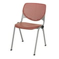 thumbnail image 2 of KFI Studios Plastic  Metal KOOL Stack Chair - Coral, 2 of 4