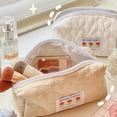 thumbnail image 4 of Monstrate Estuche para lápices con almohada para niña, bolsa de maquillaje encantadora de gran capacidad, bolsas de papelería en forma de Type3 NO3, 4 of 6