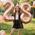 thumbnail image 6 of Rose Gold Number 8 Balloon Foil Mylar Number 8th Birthday 40 Inch Big Giant Helium Number for 18 28 Birthday Decor,Boys Girl Party Supplies & 80 Anniversary Events, 6 of 17