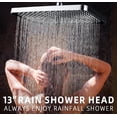 thumbnail image 5 of 13  Rain Shower  with Extension Arm, Luxury Rainfall Showerhead, 16 Inch  Adjustable Arm Extender with Lock Joints, 5 of 6