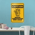 thumbnail image 2 of Doozer Construction Zone Ahead Fraggle Rock Home Business Office Sign, 2 of 4