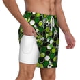 thumbnail image 3 of Balery Soccer1 Mens Swim Trunks Swim Shorts for Men Quick Dry Inseam Beach Shorts with Compression Liner Pocket-Large, 3 of 9