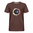 thumbnail image 4 of Vetsdori July 4th Tshirts for Men Short Sleeve American Flag Pullover Red White and Blue Summer,Outdoor Independence Day Patriotic Mens Tops, 4 of 5