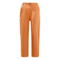 thumbnail image 4 of Pantalones Casuales Pantalones casuales de mujer Pantalones de verano de algodón transpirable Pantalones delgados (naranja M) Cgtredaw Para estrenar, 4 of 5