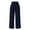 Navy, variant on Aboser Womens Cotton Linen Palazzo Pants with Pockets Smocked High Waisted Pants Loose Fit Beach Lounge Pants Flowy Wide Leg Travel Trousers Blue L