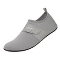 thumbnail image 3 of IEMIEMIEM Women's Men's Water Shoes Comfortable Beach Barefoot Quick Drying Wide Slides Aqua Socks for Swim Pool Beach Surf River Gray 9-10 Women/8.5-9 Men, 3 of 6