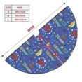 thumbnail image 3 of Sikiie New-York City 30-48 inches {designName} Print Christmas Tree Skirt Snowman Xmas Tree Skirt with Edge Christmas Decorations for Holiday Party30", 3 of 7