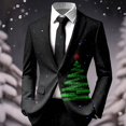 thumbnail image 1 of Print With Round Neck For Parties And Festive Events Men'S Blazers & Suit Jackets, 1 of 3