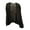 Black, variant on Summer Sun Protective Coat Open Stitch Cardigan Loose Solid Color Knitted Long Sleeves Office AC Warm Shawl Outdoor Anti-UV Jacket