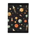 thumbnail image 3 of Psesaysky Vintage Space Print Waterproof Trifold Card Wallet, Elastic Polyester Toddlers Purse Easy to Access Coin Storage Pouch for Daily Use Outdoor Travel, 3 of 6