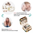 thumbnail image 4 of Thanksgiving Acorn Travel Portable Square Jewelry Box Earring Organizer Necklace Holder Bracelet Holder Display Case Decorative Box Jewelry, 4 of 6