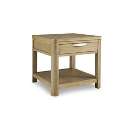 Signature Design by Ashley Laflorn Traditional Chairside End Table with USB Slots Electrical Outlets Dark Brown Walmart