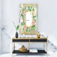 thumbnail image 5 of DESIGN ART Designart 'Efflorescent Gold Pink 7' Cabin and Lodge Mirror - Vanity Printed Mirror 23.7in.x31.5in., 5 of 5