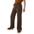 thumbnail image 4 of Douhoow Women Casual Wide Leg Pants Solid Color High Waist Loose Trousers, 4 of 7