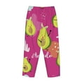 thumbnail image 5 of Fotbe Pink Green Avocado Women's Pajama Pants,Sleepwear Pants,Pj Bottoms Drawstring And Pockets-XX-Large, 5 of 9