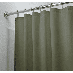 Mold Mildew Resistant Fabric Shower Curtain Liner Rose